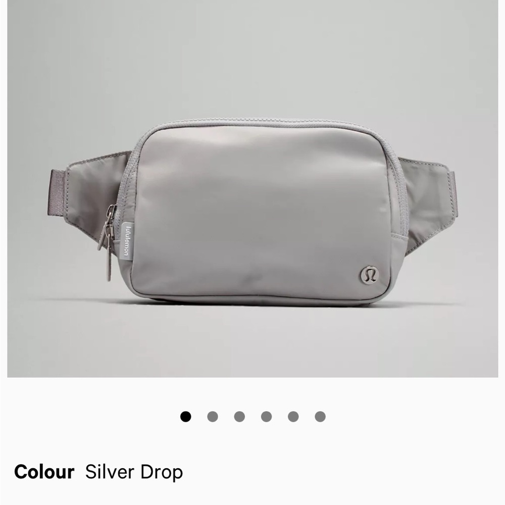 Lululemon Belt Bag Large Silver